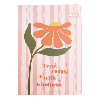 Notes w kratkę Bloom Boho A6 - Happy Color - miękka okładka, 80 g/m2