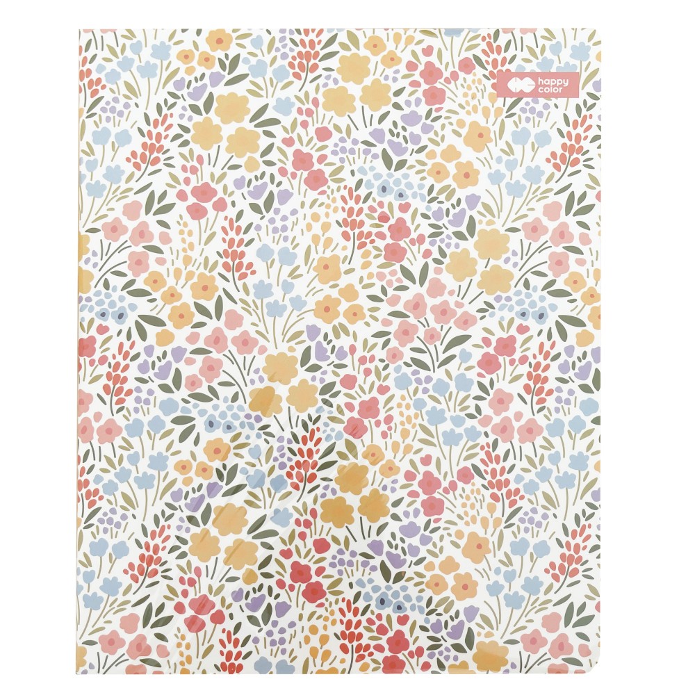 Squared notebook Bloom Boho 19 x 25 cm - Happy Color - softcover, 80 g/m2