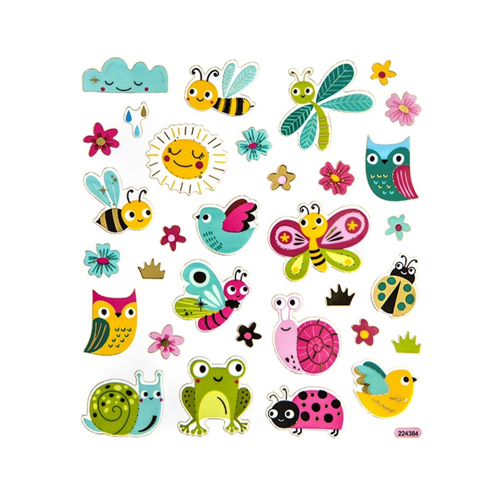 Meadow stickers - DpCraft - 32 pcs.