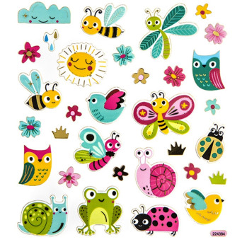 Meadow stickers - DpCraft - 32 pcs.