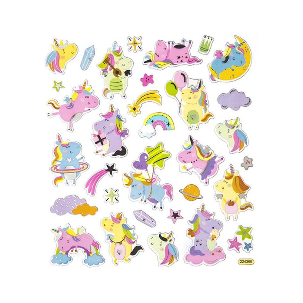 Moomin-unicorns stickers - DpCraft - 32 pcs.
