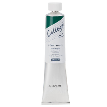 Farba olejna College - Schmincke - 500, Phthalo Green, 200 ml