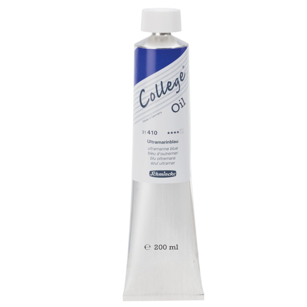 College oil paint - Schmincke - 410, Ultramarine Blue, 200 ml