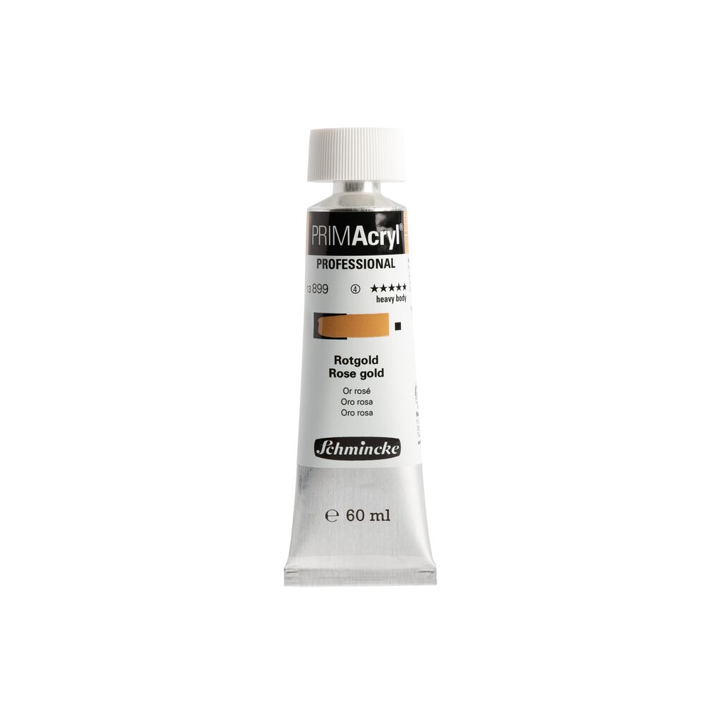 Primacryl professional acrylic paint - Schmincke - 899, Rose Gold, 60 ml