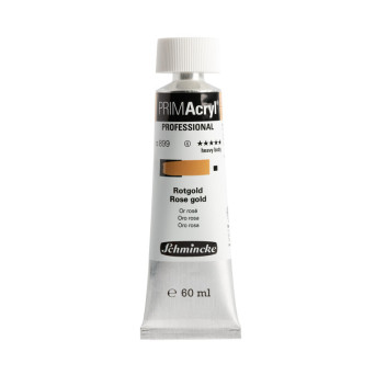 Primacryl professional acrylic paint - Schmincke - 899, Rose Gold, 60 ml