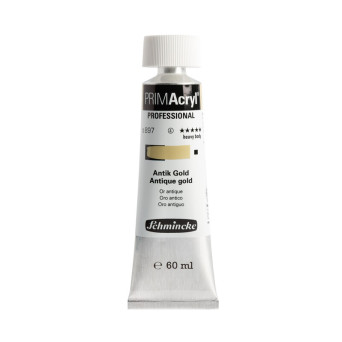 Primacryl professional acrylic paint - Schmincke - 897, Antique Gold, 60 ml