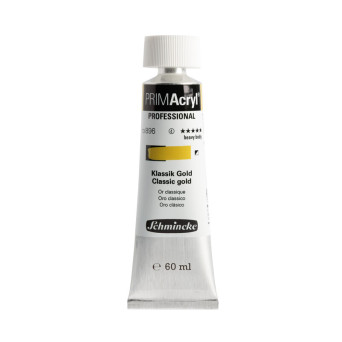 Primacryl professional acrylic paint - Schmincke - 896, Classic Gold, 60 ml