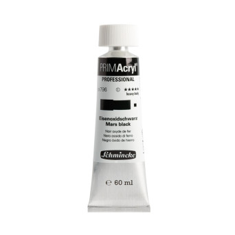 Primacryl professional acrylic paint - Schmincke - 796, Mars Black, 60 ml