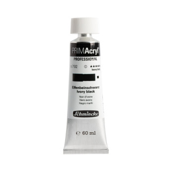 Farba akrylowa PRIMAcryl - Schmincke - 792, Ivory Black, 60 ml