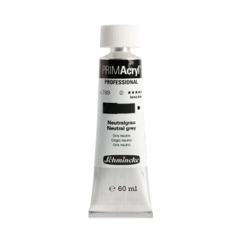Primacryl professional acrylic paint - Schmincke - 789, Neutral Grey, 60 ml