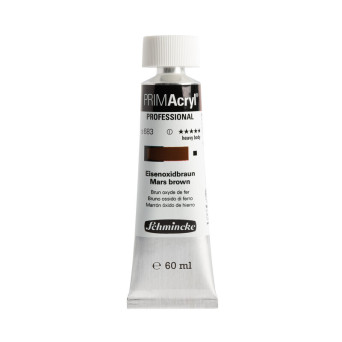 Primacryl professional acrylic paint - Schmincke - 683, Mars Brown, 60 ml