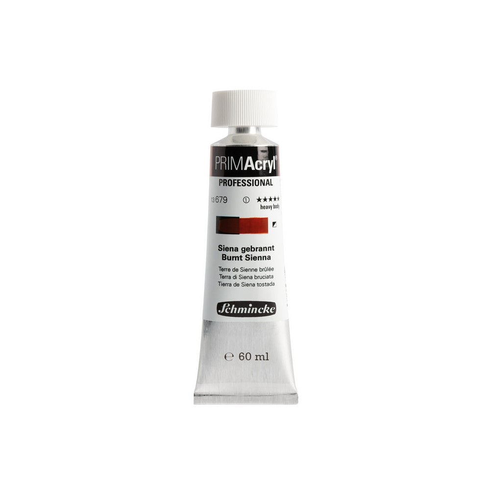 Farba akrylowa PRIMAcryl - Schmincke - 679, Burnt Sienna, 60 ml