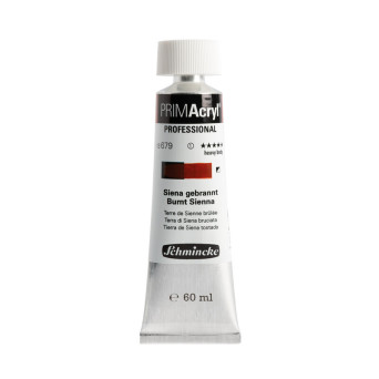 Primacryl professional acrylic paint - Schmincke - 679, Burnt Sienna, 60 ml