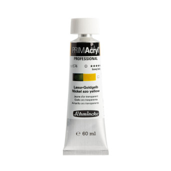 Farba akrylowa PRIMAcryl - Schmincke - 674, Nickel Azo Yellow, 60 ml