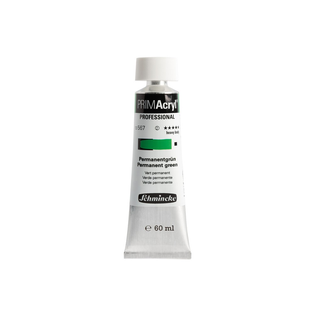 Farba akrylowa PRIMAcryl - Schmincke - 567, Permanent Green, 60 ml
