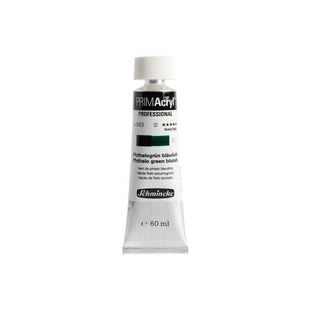 PRIMAcryl professional acrylic paint - Schmincke - 563, Phthalo Green Bluish, 60 ml
