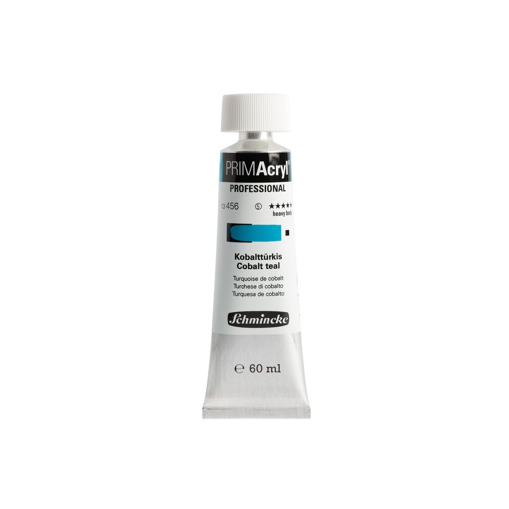 PRIMAcryl professional acrylic paint - Schmincke - 456, Cobalt Teal, 60 ml