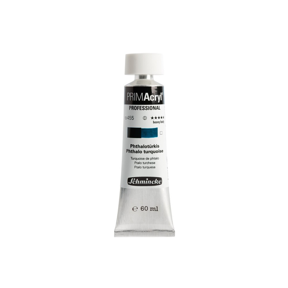 Farba akrylowa PRIMAcryl - Schmincke - 455, Phthalo Turquoise, 60 ml