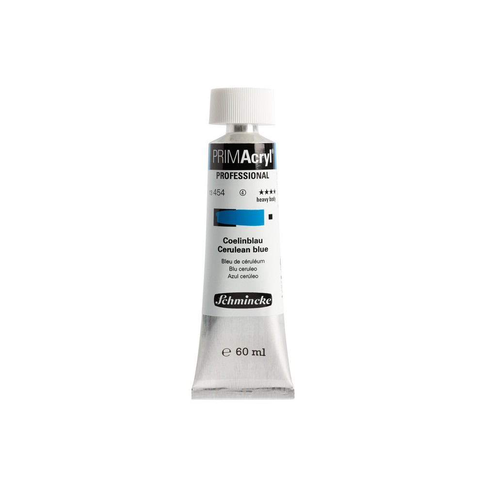 PRIMAcryl professional acrylic paint - Schmincke - 454, Cerulean Blue, 60 ml