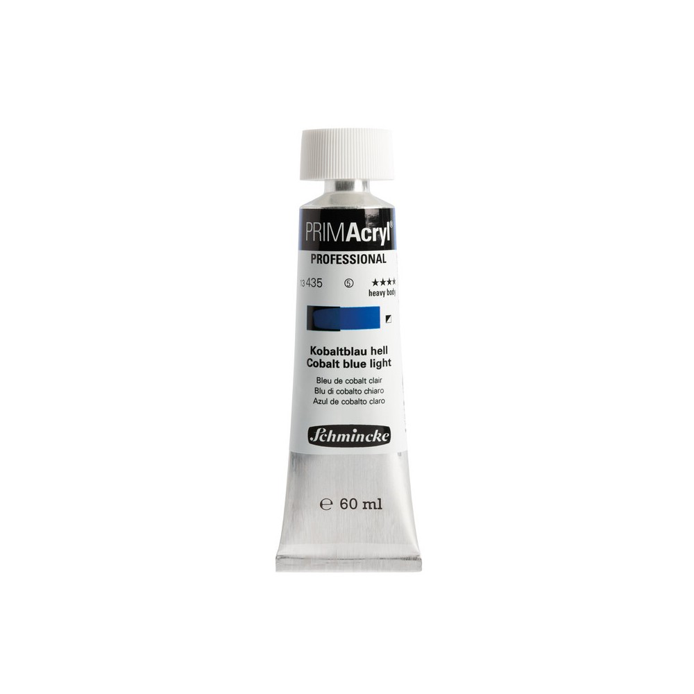PRIMAcryl professional acrylic paint - Schmincke - 435, Cobalt Blue Light, 60 ml