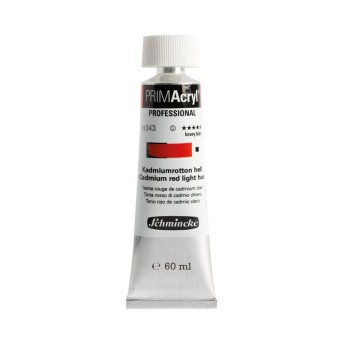 PRIMAcryl professional acrylic paint - Schmincke - 343, Cadmium Red Light Hue, 60 ml