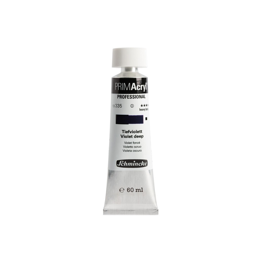 PRIMAcryl professional acrylic paint - Schmincke - 335, Violet Deep, 60 ml