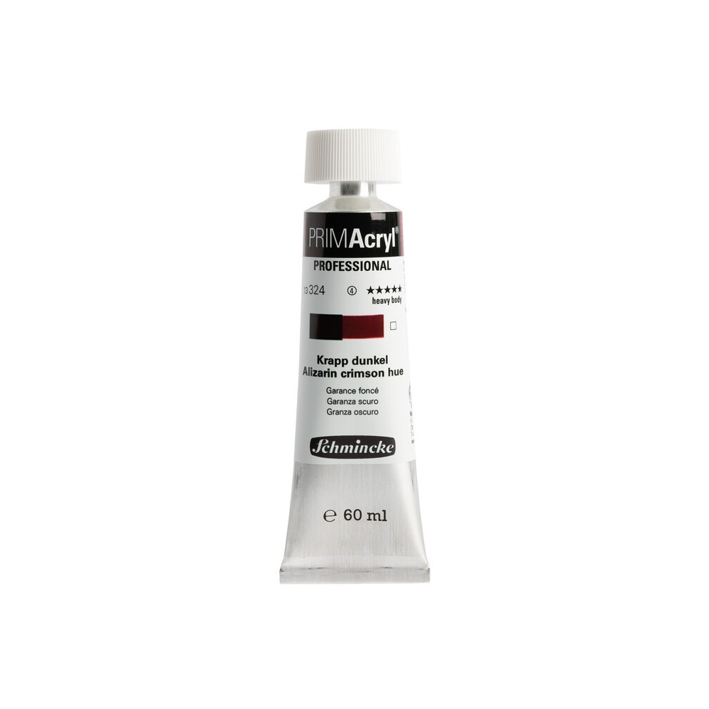 PRIMAcryl professional acrylic paint - Schmincke - 324, Alizarin Crimson Hue, 60 ml