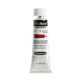 Farba akrylowa PRIMAcryl - Schmincke - 322, Cadmium Red Deep, 60 ml