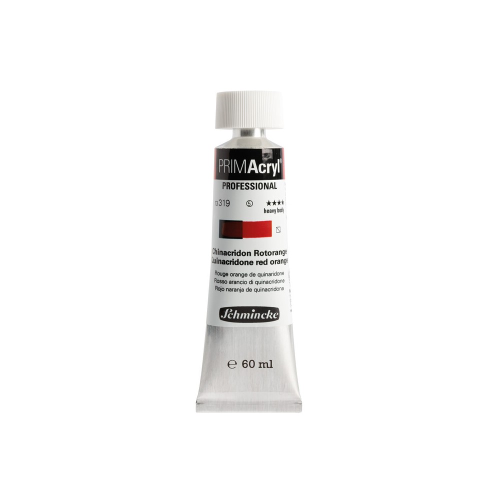 Farba akrylowa PRIMAcryl - Schmincke - 319, Quinacridone Red Orange, 60 ml