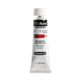 PRIMAcryl professional acrylic paint - Schmincke - 318, Vermillion Red, 60 ml