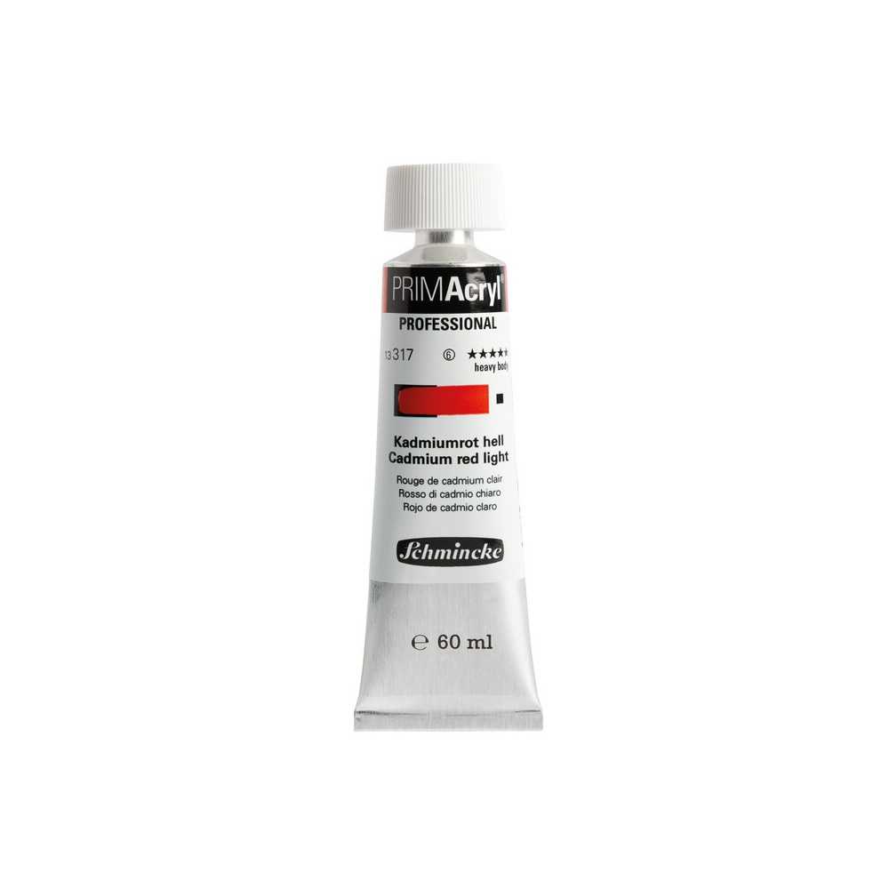 Farba akrylowa PRIMAcryl - Schmincke - 317, Cadmium Red Light, 60 ml
