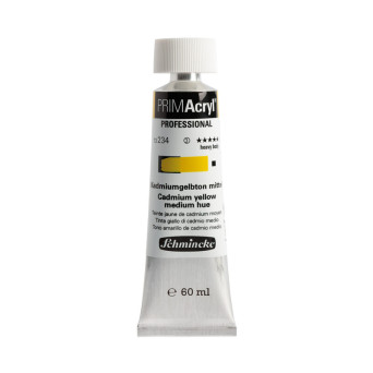 PRIMAcryl professional acrylic paint - Schmincke - 234, Cadmium Yellow Medium Hue, 60 ml