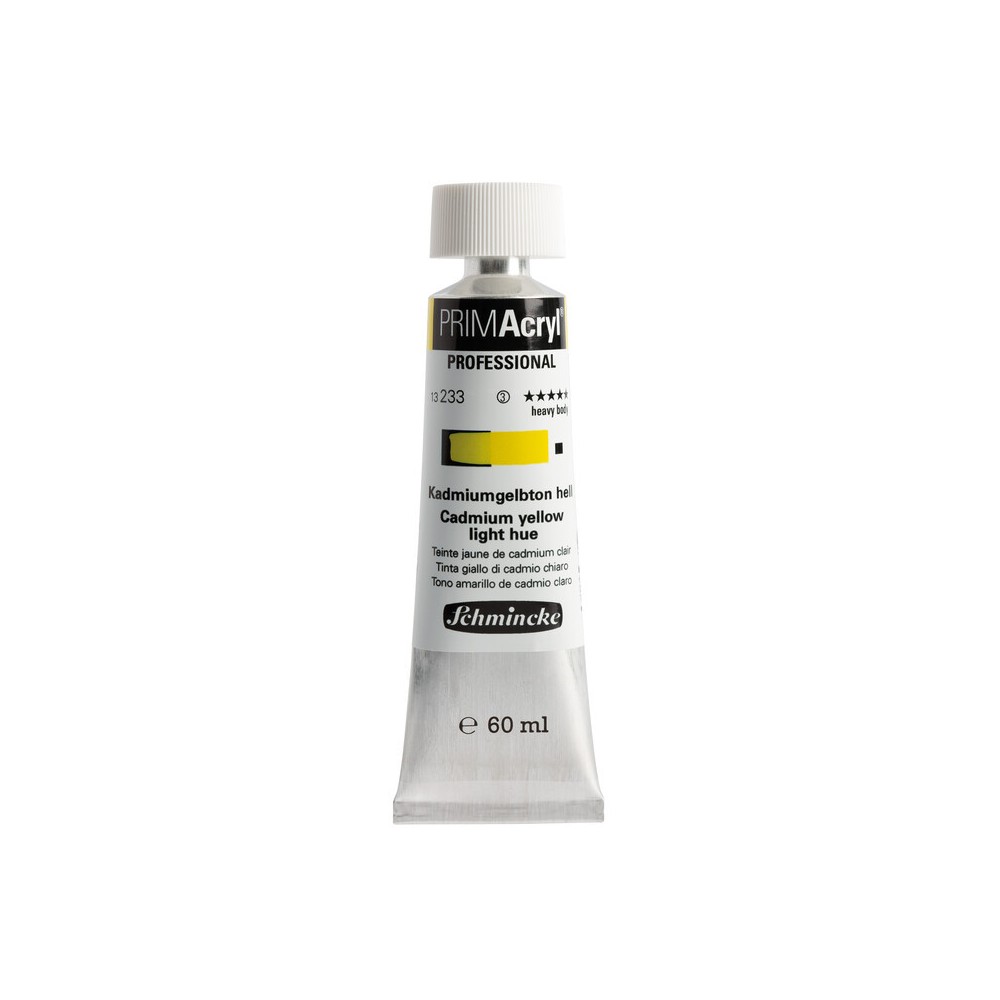 PRIMAcryl professional acrylic paint - Schmincke - 233, Cadmium Yellow Light Hue, 60 ml