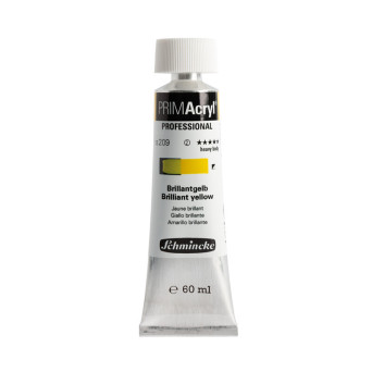 PRIMAcryl professional acrylic paint - Schmincke - 209, Brilliant Yellow, 60 ml