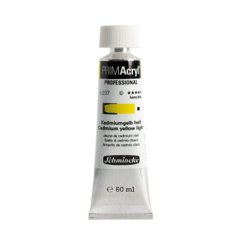 PRIMAcryl professional acrylic paint - Schmincke - 207, Cadmium Yellow Light, 60 ml
