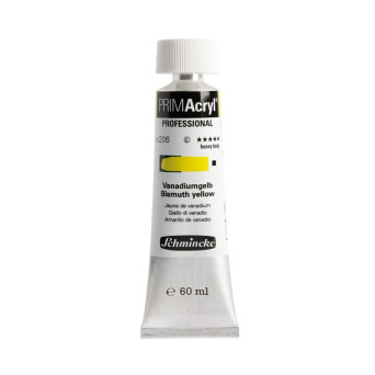 PRIMAcryl professional acrylic paint - Schmincke - 206, Bismuth Yellow, 60 ml