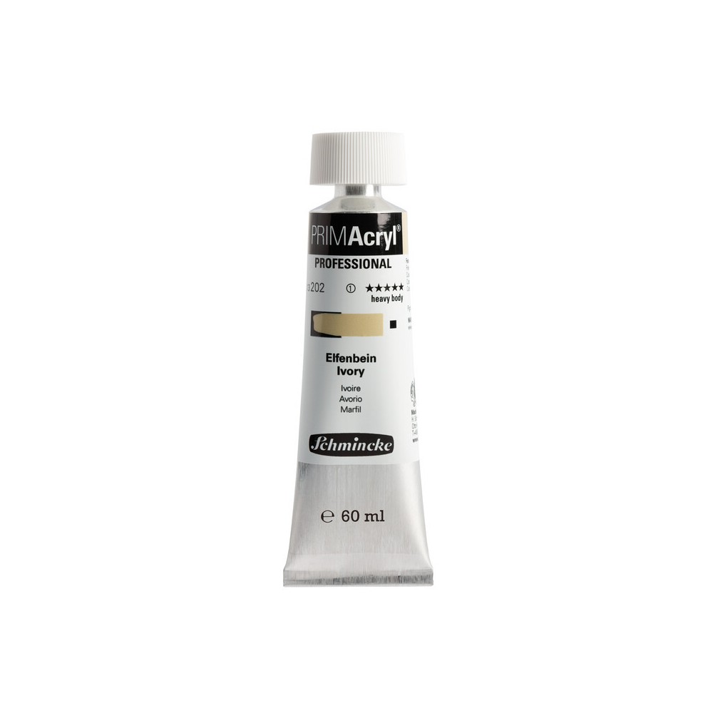 Farba akrylowa PRIMAcryl - Schmincke - 202, Ivory, 60 ml