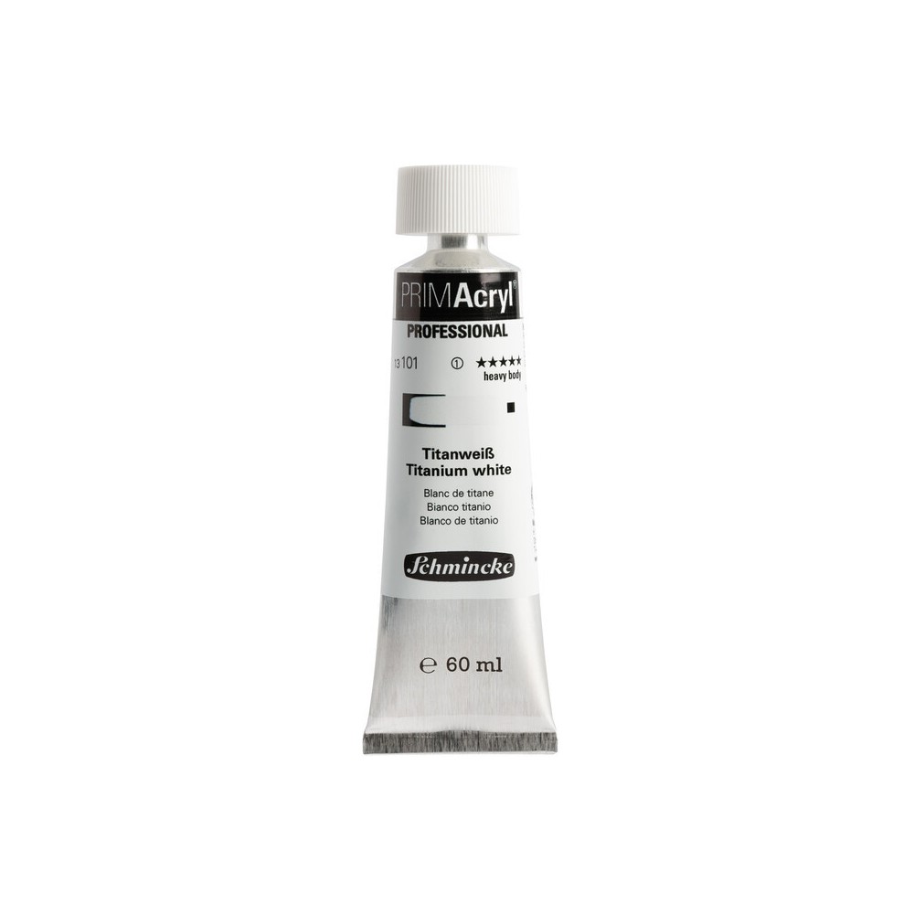 Farba akrylowa PRIMAcryl - Schmincke - 101, Titanium White, 60 ml