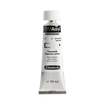 Farba akrylowa PRIMAcryl - Schmincke - 101, Titanium White, 60 ml