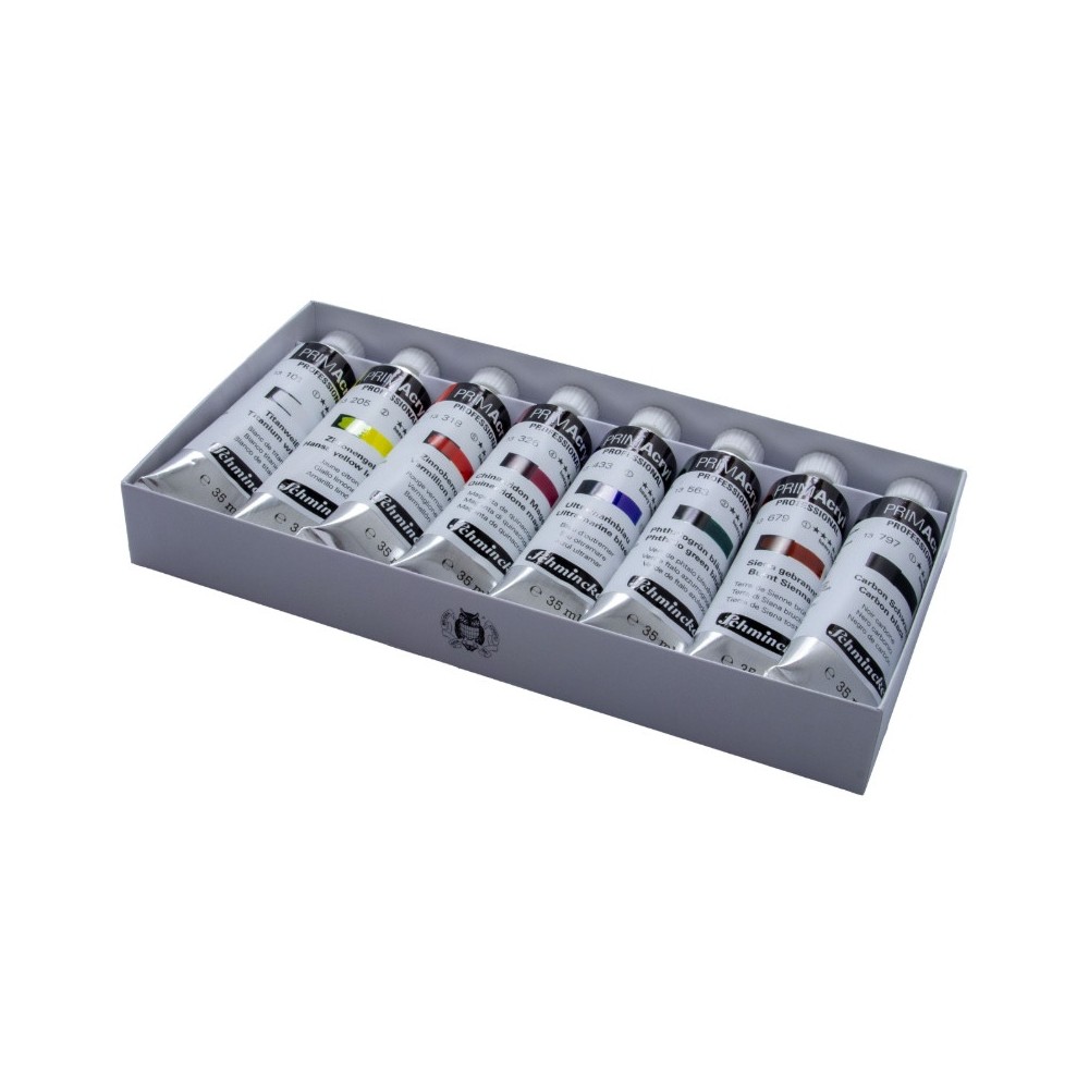 Zestaw farb akrylowych PRIMAcryl - Schmincke - 8 x 35 ml