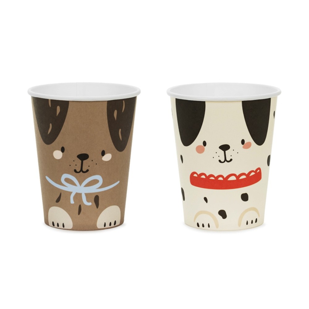 Paper cups Dogs - 220 ml, 6 pcs.