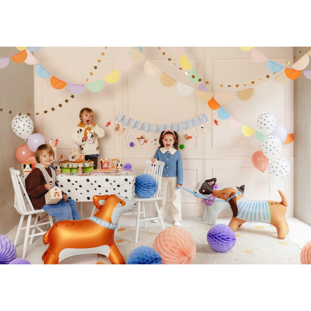 Foil balloon Dachshund - brown, 89 x 58 cm