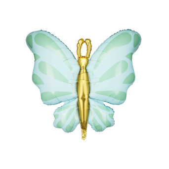 Balon foliowy Motyl - miętowy, 69 cm
