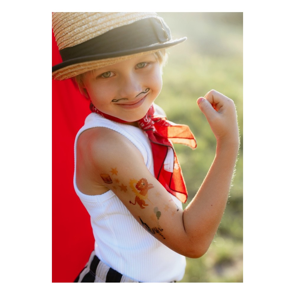 Temporary tattoos for kids Circus - 24 pcs.