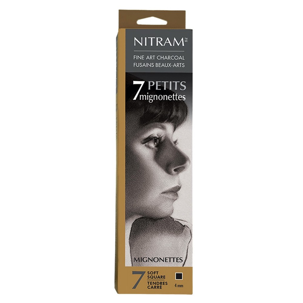 Węgle Petits Mignonettes do uchwytu Baton 2.0 - Nitram - Soft, 4 mm, 7 szt.