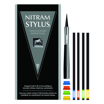 Stylus charcoal holder - Nitram - 6 mm
