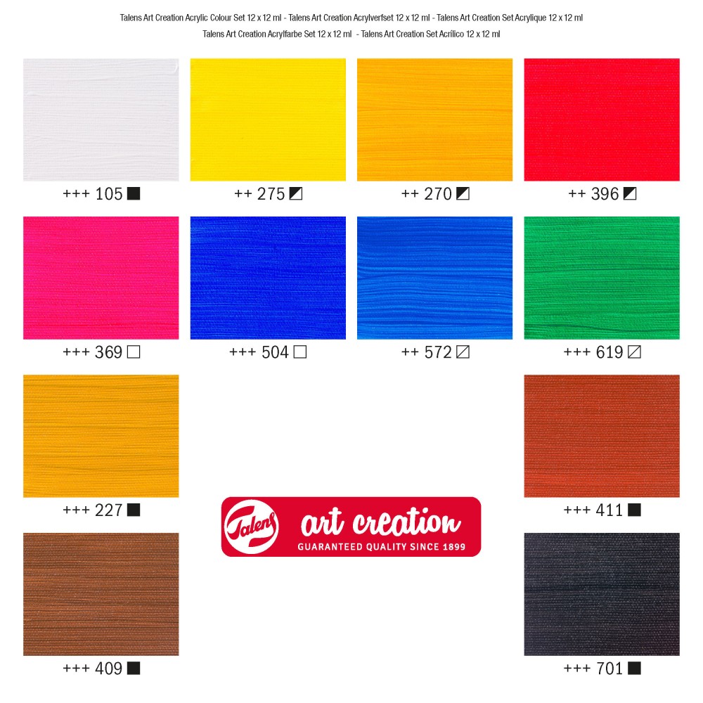 Acrylic Combi Set - Talens Art Creation - 16 pcs.