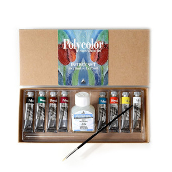 Set of Polycolor acrylic paints - Maimeri - 8 x 20 ml
