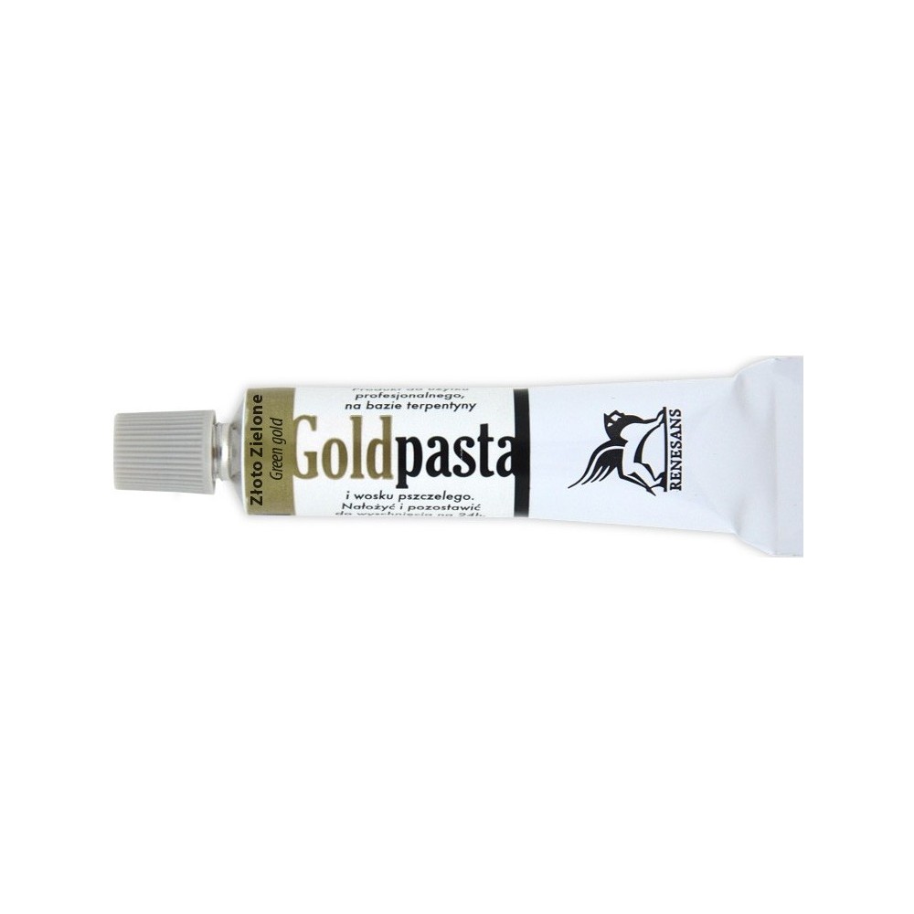 Pasta pozłotnicza Goldpasta - Renesans - złoto zielone, 20 ml