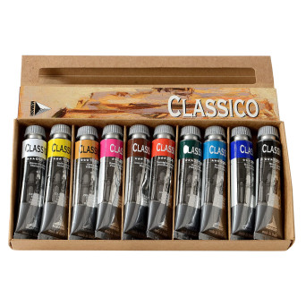 Zestaw farb olejnych Classico - Maimeri - 10 x 20 ml